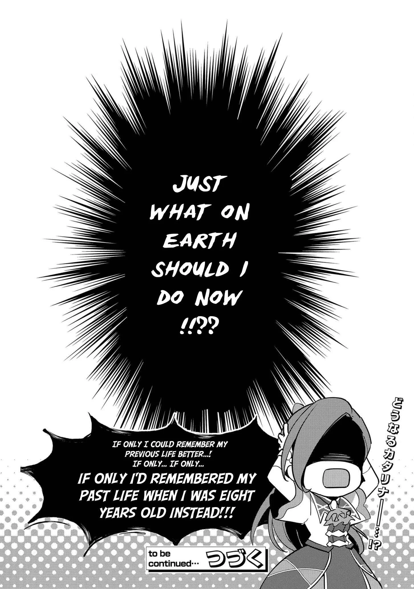 Otome Game no Hametsu Flag shika nai Akuyaku Reijou ni Tensei shite shimatta... Zettai Zetsumei! Hametsu Sunzen Hen Chapter 1: A 15 Year Old Katarina Recalls Her Previous Life's Memories - Page 27