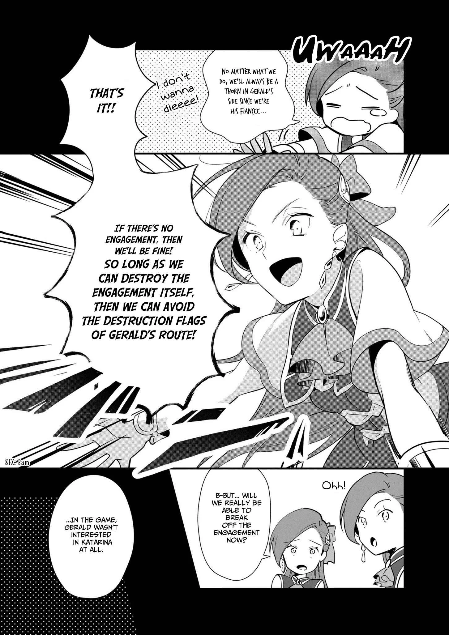 Otome Game no Hametsu Flag shika nai Akuyaku Reijou ni Tensei shite shimatta... Zettai Zetsumei! Hametsu Sunzen Hen Chapter 2: Aiming for a Broken Engagement - Page 5