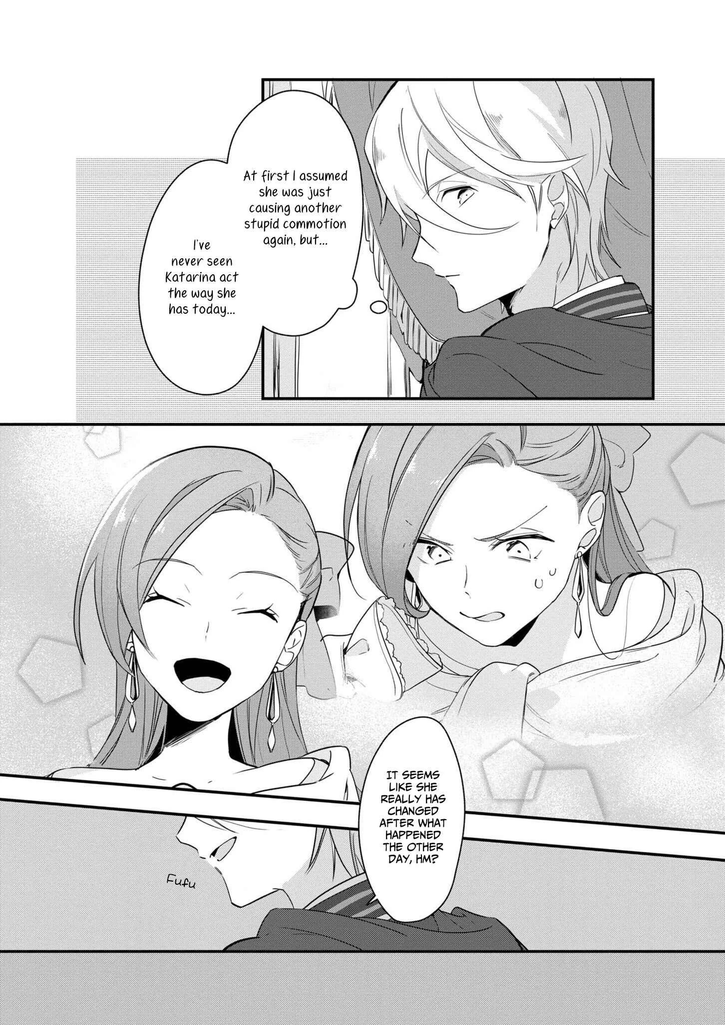 Otome Game no Hametsu Flag shika nai Akuyaku Reijou ni Tensei shite shimatta... Zettai Zetsumei! Hametsu Sunzen Hen Chapter 2: Aiming for a Broken Engagement - Page 21