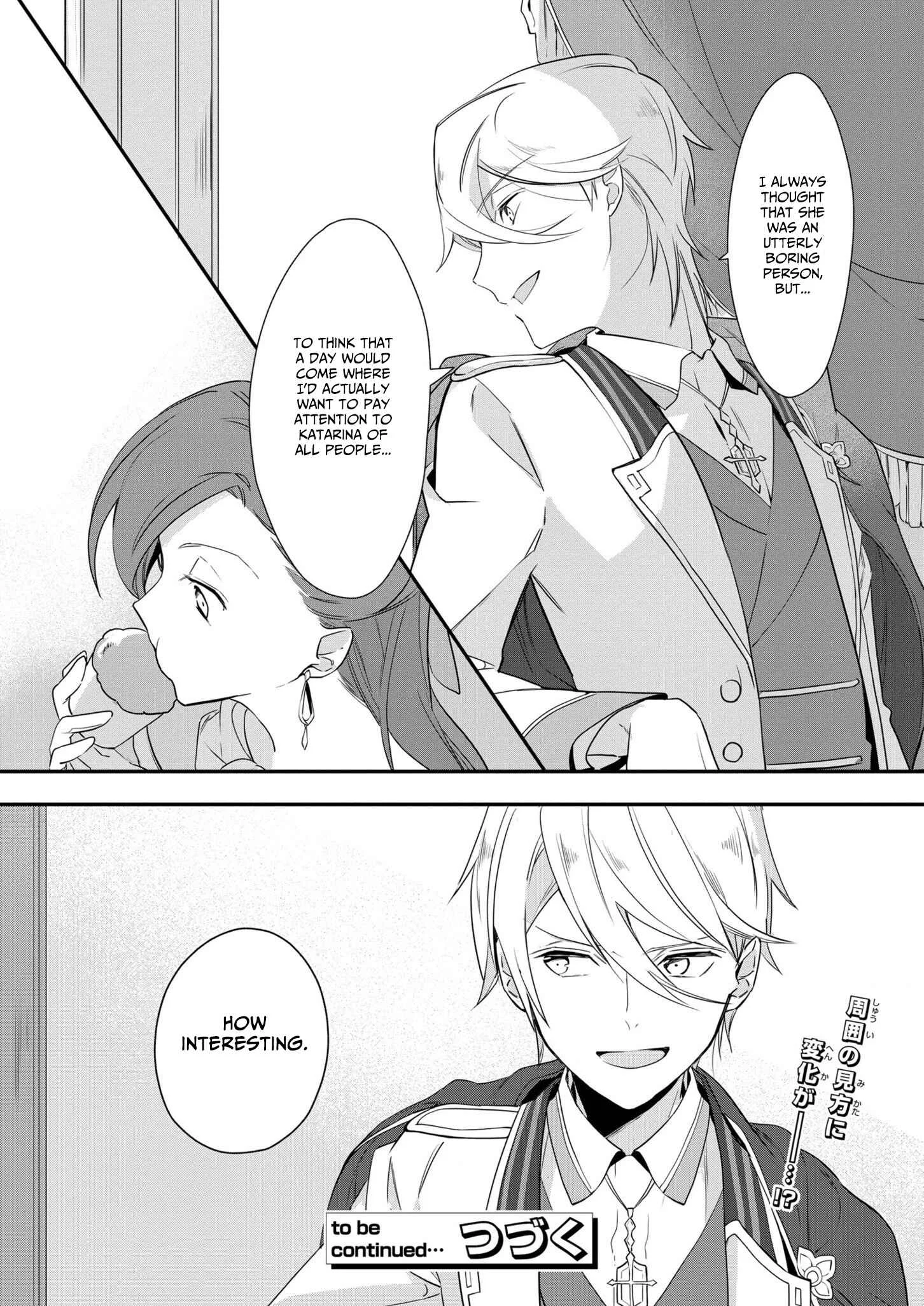 Otome Game no Hametsu Flag shika nai Akuyaku Reijou ni Tensei shite shimatta... Zettai Zetsumei! Hametsu Sunzen Hen Chapter 2: Aiming for a Broken Engagement - Page 22