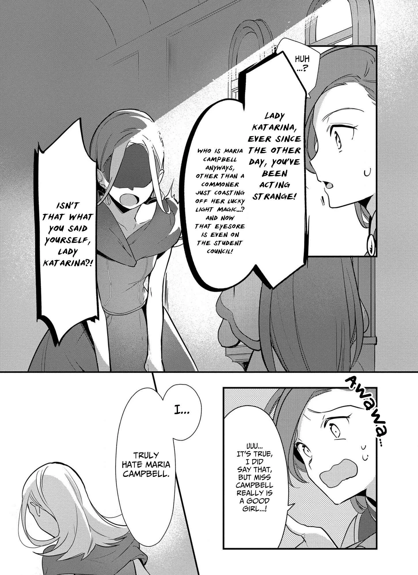 Otome Game no Hametsu Flag shika nai Akuyaku Reijou ni Tensei shite shimatta... Zettai Zetsumei! Hametsu Sunzen Hen Chapter 3: The Suspicious Loner - Page 11