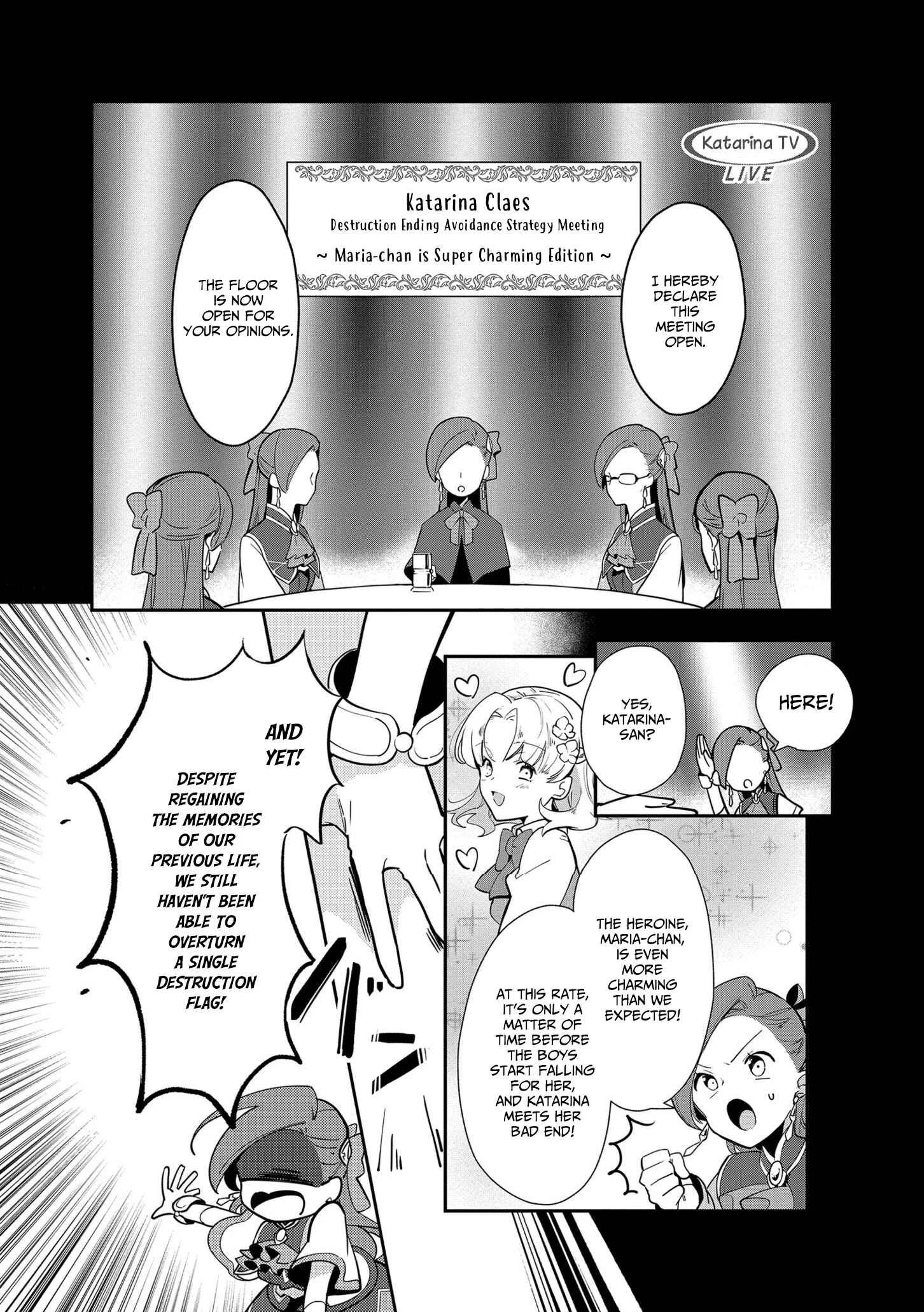 Otome Game no Hametsu Flag shika nai Akuyaku Reijou ni Tensei shite shimatta... Zettai Zetsumei! Hametsu Sunzen Hen Chapter 4: Training Magic - Page 3
