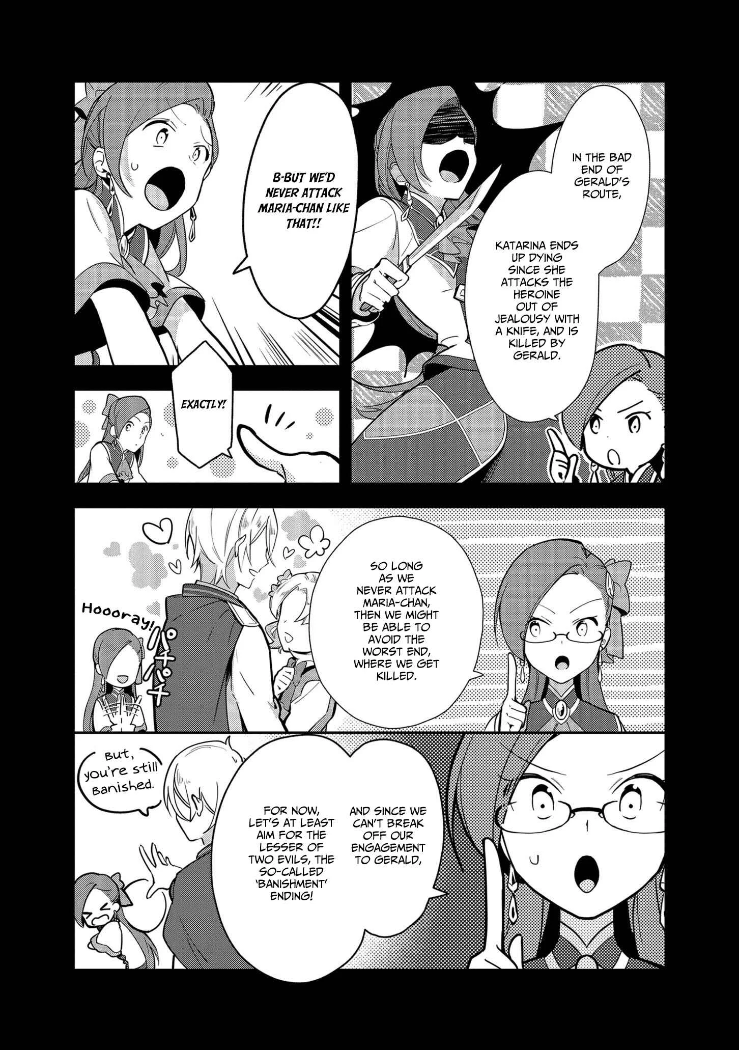 Otome Game no Hametsu Flag shika nai Akuyaku Reijou ni Tensei shite shimatta... Zettai Zetsumei! Hametsu Sunzen Hen Chapter 4: Training Magic - Page 5