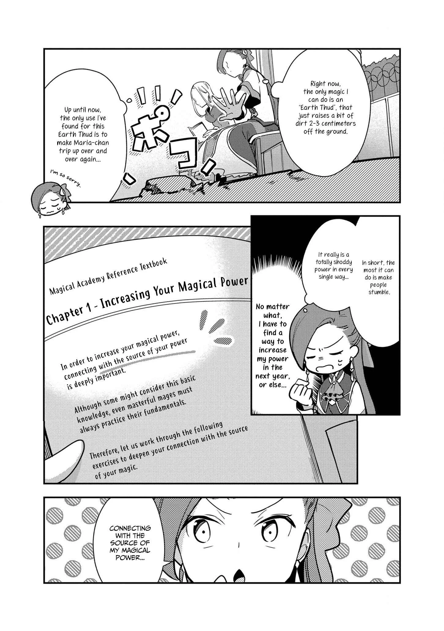 Otome Game no Hametsu Flag shika nai Akuyaku Reijou ni Tensei shite shimatta... Zettai Zetsumei! Hametsu Sunzen Hen Chapter 4: Training Magic - Page 10