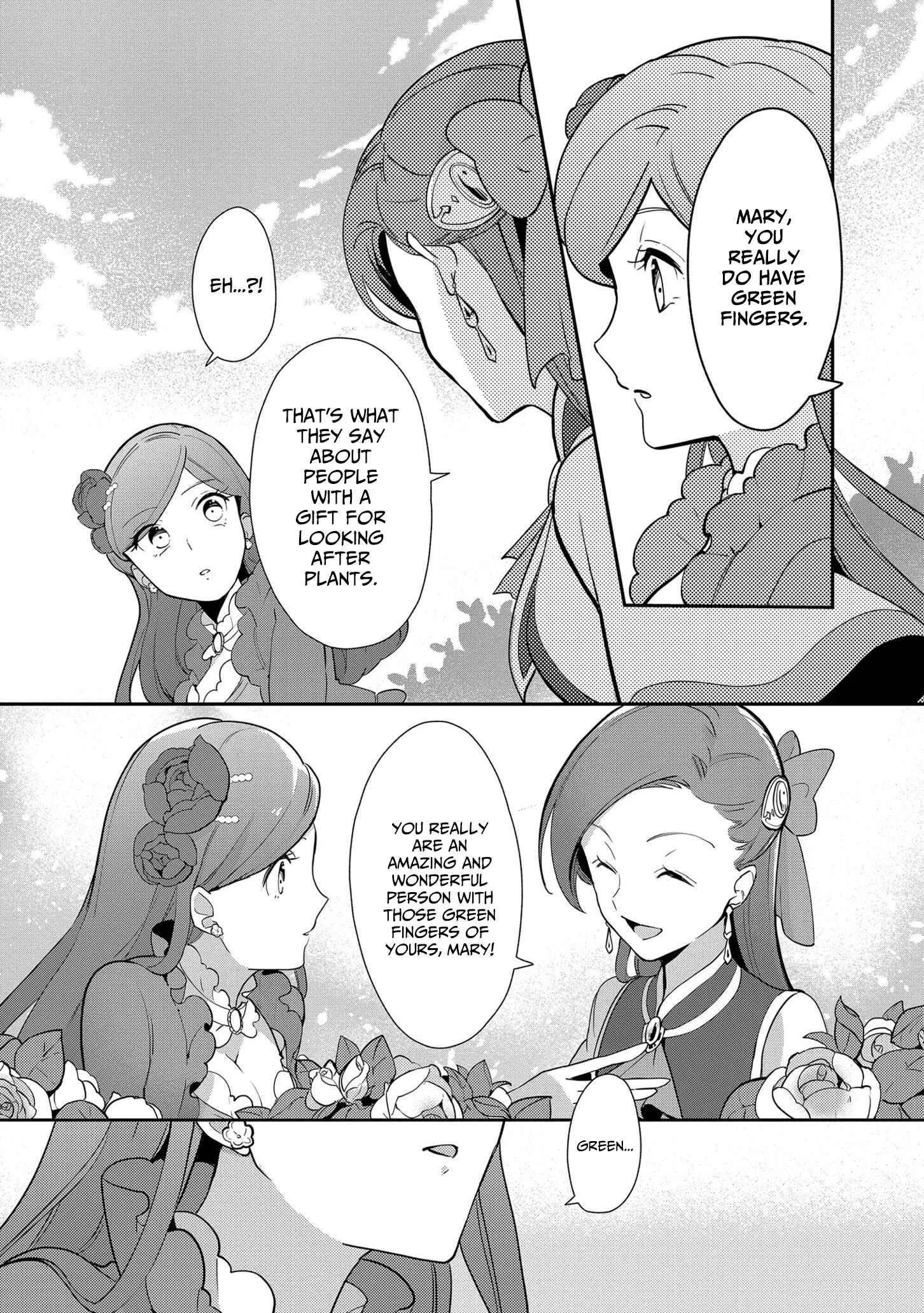 Otome Game no Hametsu Flag shika nai Akuyaku Reijou ni Tensei shite shimatta... Zettai Zetsumei! Hametsu Sunzen Hen Chapter 4: Training Magic - Page 21