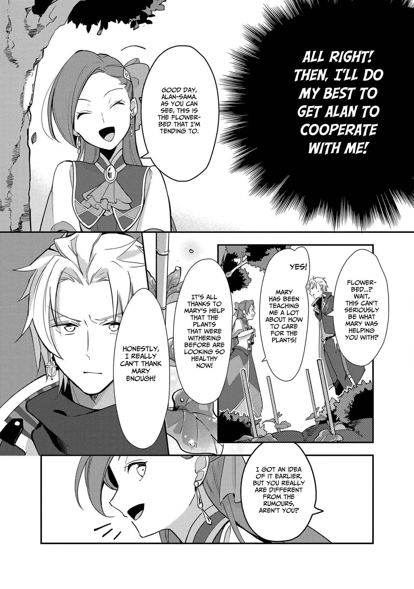 Otome Game no Hametsu Flag shika nai Akuyaku Reijou ni Tensei shite shimatta... Zettai Zetsumei! Hametsu Sunzen Hen Chapter 5: Gerald's Weakness - Page 14