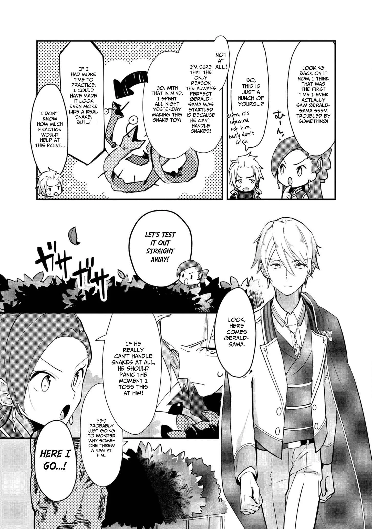 Otome Game no Hametsu Flag shika nai Akuyaku Reijou ni Tensei shite shimatta... Zettai Zetsumei! Hametsu Sunzen Hen Chapter 5: Gerald's Weakness - Page 19