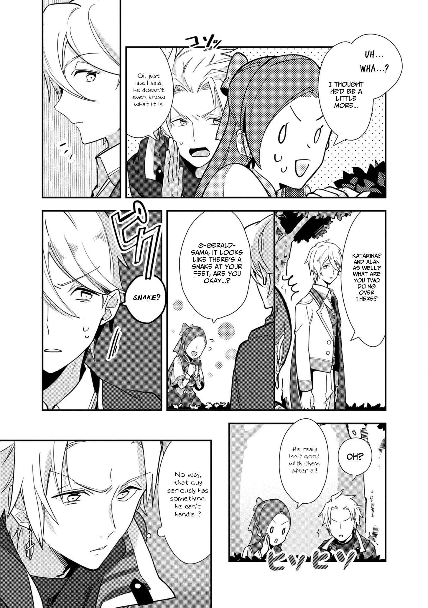 Otome Game no Hametsu Flag shika nai Akuyaku Reijou ni Tensei shite shimatta... Zettai Zetsumei! Hametsu Sunzen Hen Chapter 5: Gerald's Weakness - Page 21