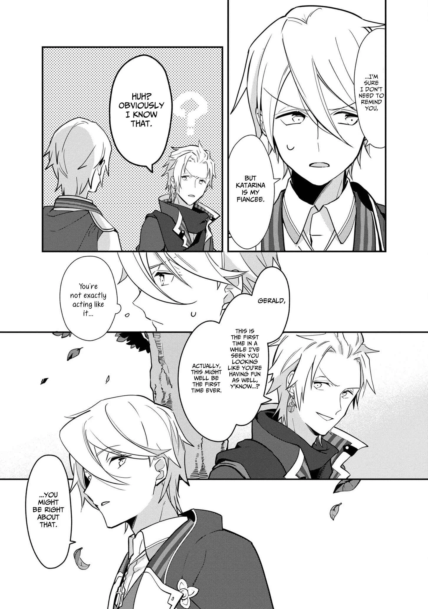 Otome Game no Hametsu Flag shika nai Akuyaku Reijou ni Tensei shite shimatta... Zettai Zetsumei! Hametsu Sunzen Hen Chapter 5: Gerald's Weakness - Page 25
