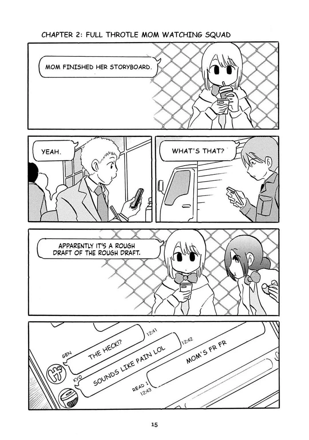 Otto no Yuigon ga "Doujinshi Kake" Datta Mono de Chapter 2: Full Throtle, Mom Watching Squad. - Page 1