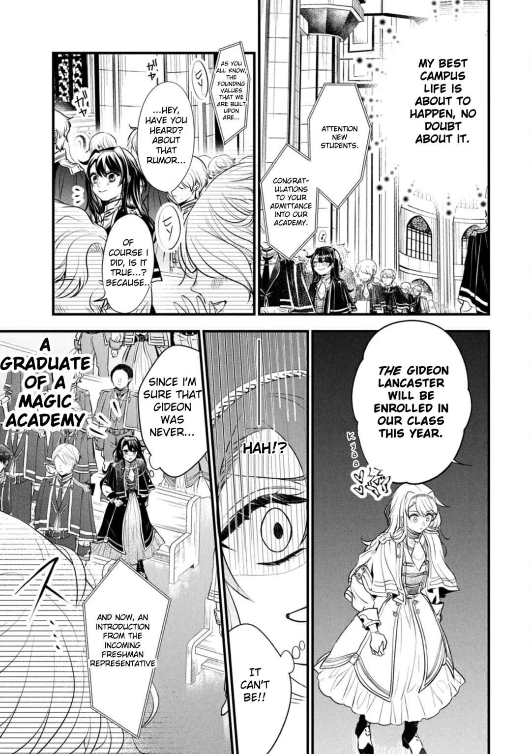 Outaishi-sama, Watashi Kondo Koso Anata ni Korosaretakunain desu! Chapter 4: Full of Miscalculations: The Entrance Ceremony to the Magic Academy - Page 9
