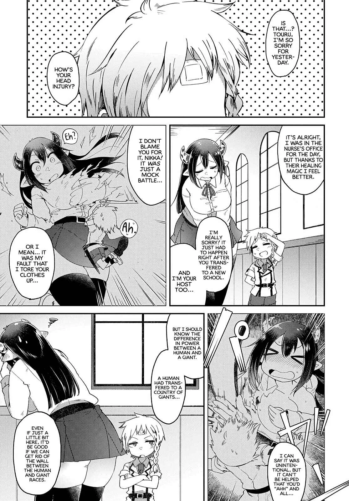 Oversized Sextet Chapter 2: The Giantess and Extracurriculars - Page 1