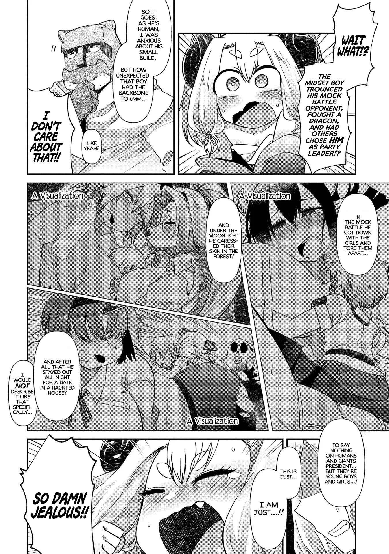Oversized Sextet Chapter 4: The Giantess and Physical Assessments - Page 2