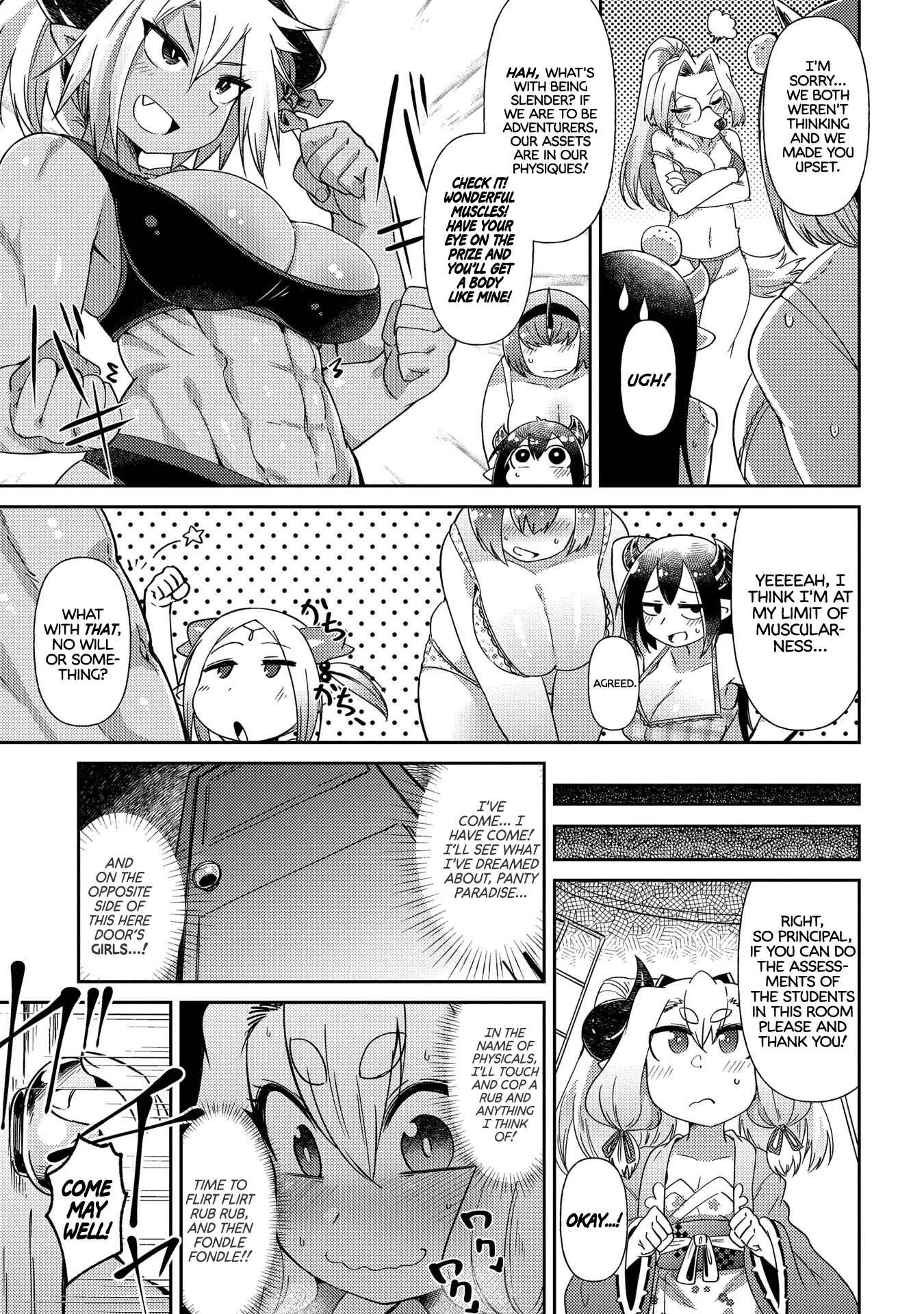 Oversized Sextet Chapter 4: The Giantess and Physical Assessments - Page 11