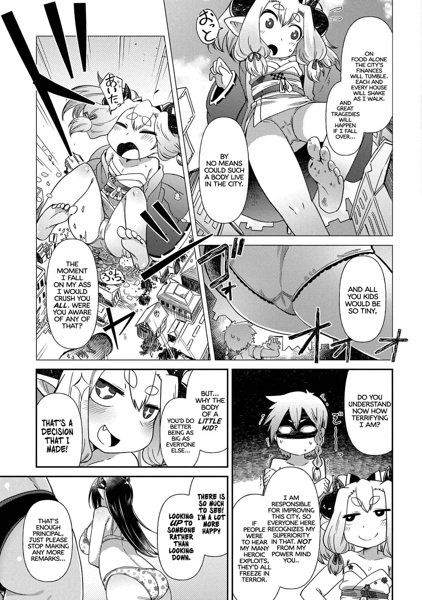 Oversized Sextet Chapter 4: The Giantess and Physical Assessments - Page 15