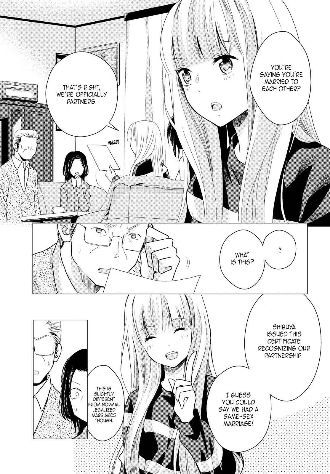 Oya ga Urusai node Kouhai (♀) to Gisou Kekkon Shitemita Chapter 1 - Page 9
