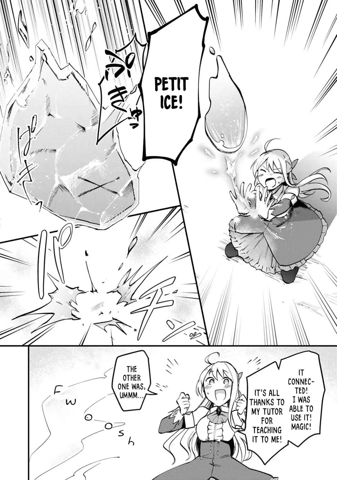 [Pakupaku desu wa] Tsuihou Sareta Ojou-sama no "Monster o Taberu Hodo Tsuyoku Naru" Skill wa, 1-shoku de 1 Level Up Suru Zendai Mimon no Saikyou Skill deshita. 3-nichi de Jinrui Saikyou ni Narimashita wa! Chapter 1: Gobbling Up Slime Sherbet! - Page 11