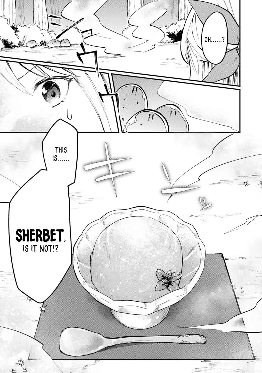 [Pakupaku desu wa] Tsuihou Sareta Ojou-sama no "Monster o Taberu Hodo Tsuyoku Naru" Skill wa, 1-shoku de 1 Level Up Suru Zendai Mimon no Saikyou Skill deshita. 3-nichi de Jinrui Saikyou ni Narimashita wa! Chapter 1: Gobbling Up Slime Sherbet! - Page 12