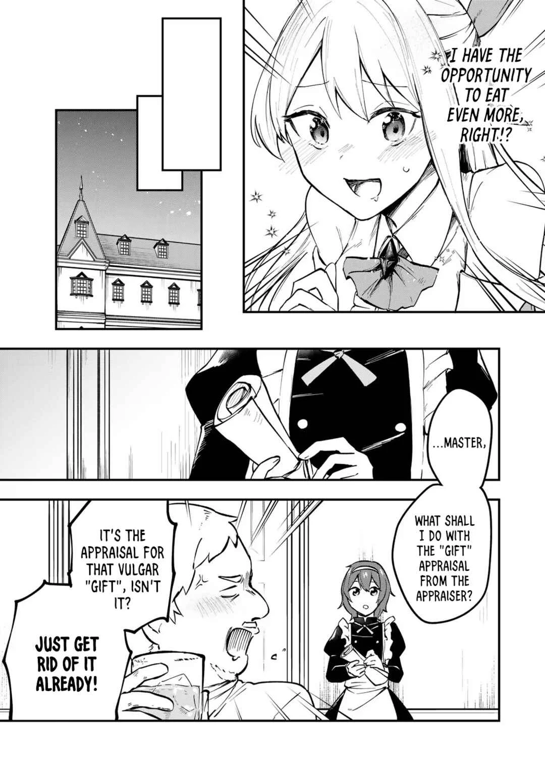 [Pakupaku desu wa] Tsuihou Sareta Ojou-sama no "Monster o Taberu Hodo Tsuyoku Naru" Skill wa, 1-shoku de 1 Level Up Suru Zendai Mimon no Saikyou Skill deshita. 3-nichi de Jinrui Saikyou ni Narimashita wa! Chapter 1: Gobbling Up Slime Sherbet! - Page 29