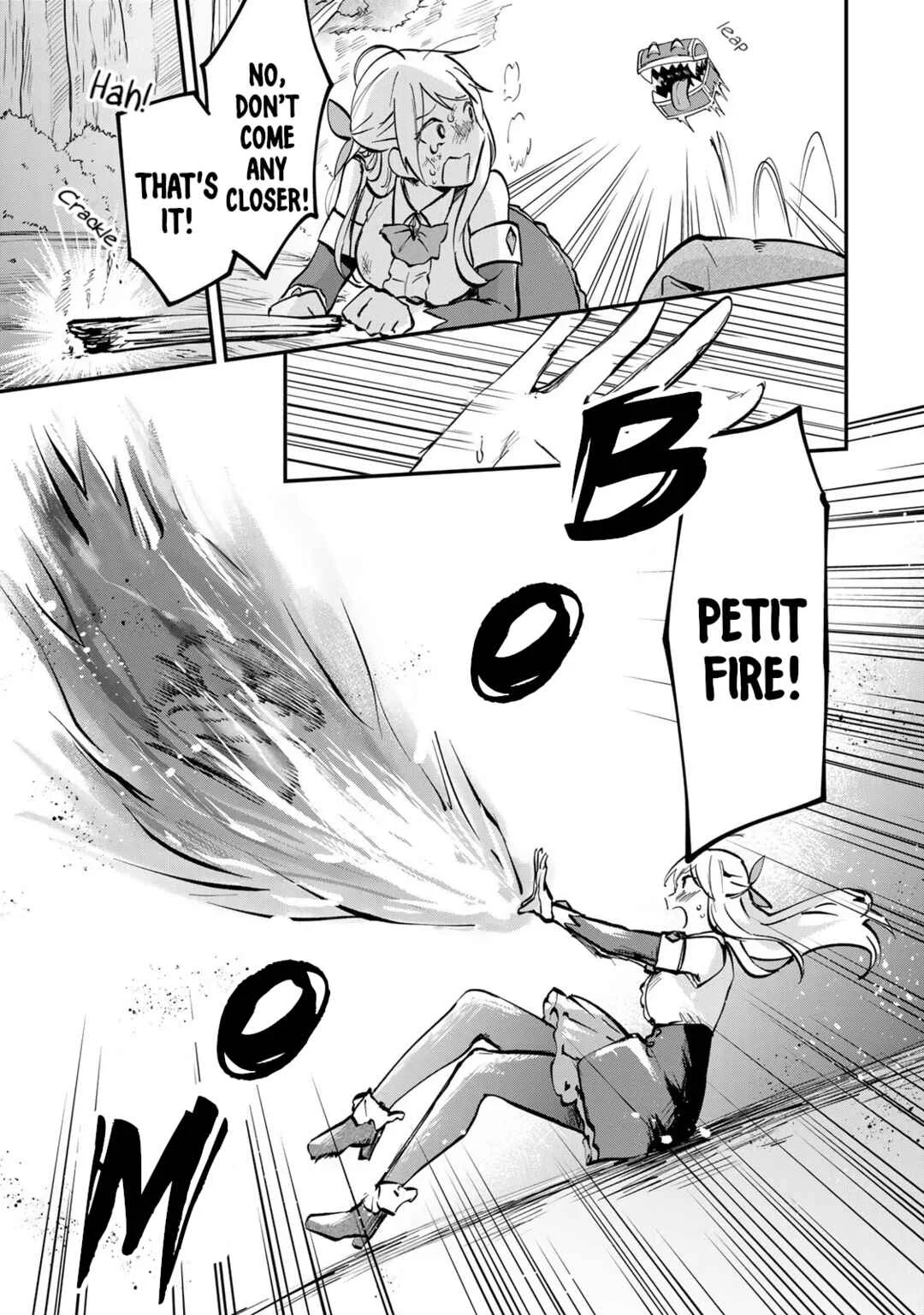 [Pakupaku desu wa] Tsuihou Sareta Ojou-sama no "Monster o Taberu Hodo Tsuyoku Naru" Skill wa, 1-shoku de 1 Level Up Suru Zendai Mimon no Saikyou Skill deshita. 3-nichi de Jinrui Saikyou ni Narimashita wa! Chapter 2: Gobbling Up Sauteed Mimic! - Page 7