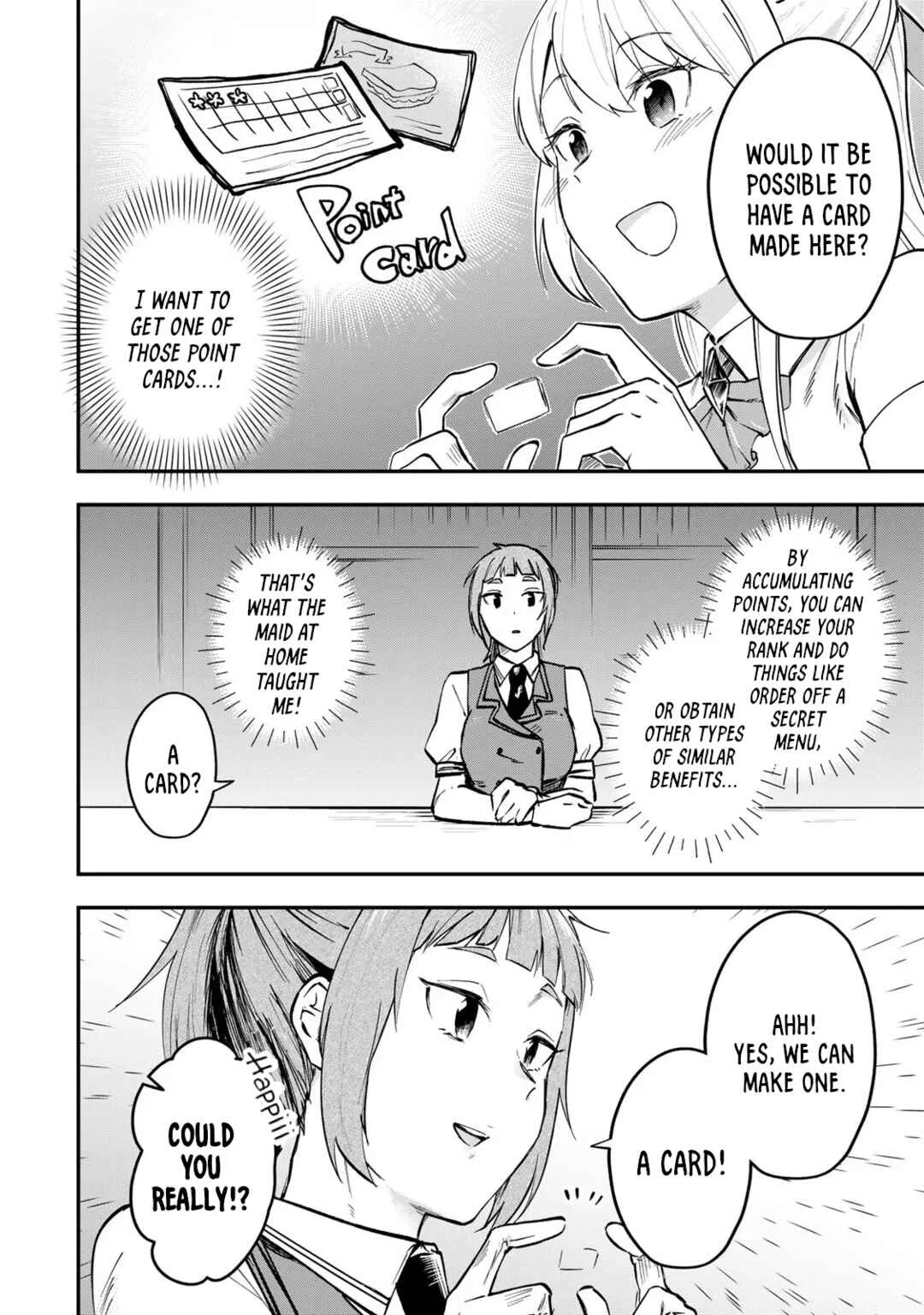 [Pakupaku desu wa] Tsuihou Sareta Ojou-sama no "Monster o Taberu Hodo Tsuyoku Naru" Skill wa, 1-shoku de 1 Level Up Suru Zendai Mimon no Saikyou Skill deshita. 3-nichi de Jinrui Saikyou ni Narimashita wa! Chapter 2: Gobbling Up Sauteed Mimic! - Page 22