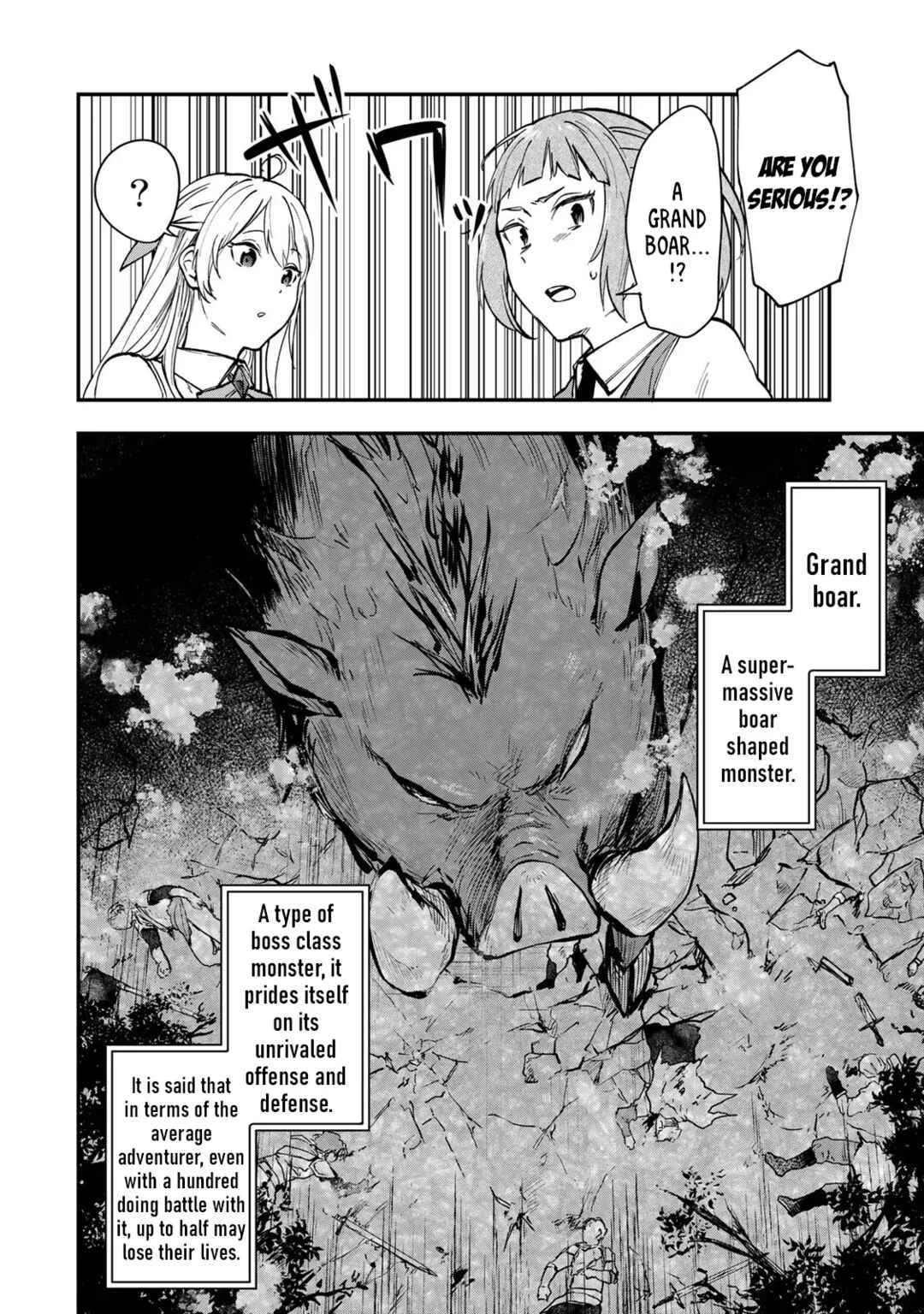 [Pakupaku desu wa] Tsuihou Sareta Ojou-sama no "Monster o Taberu Hodo Tsuyoku Naru" Skill wa, 1-shoku de 1 Level Up Suru Zendai Mimon no Saikyou Skill deshita. 3-nichi de Jinrui Saikyou ni Narimashita wa! Chapter 3: Gobbling Up Wild Caught Grand Boar! - Page 8