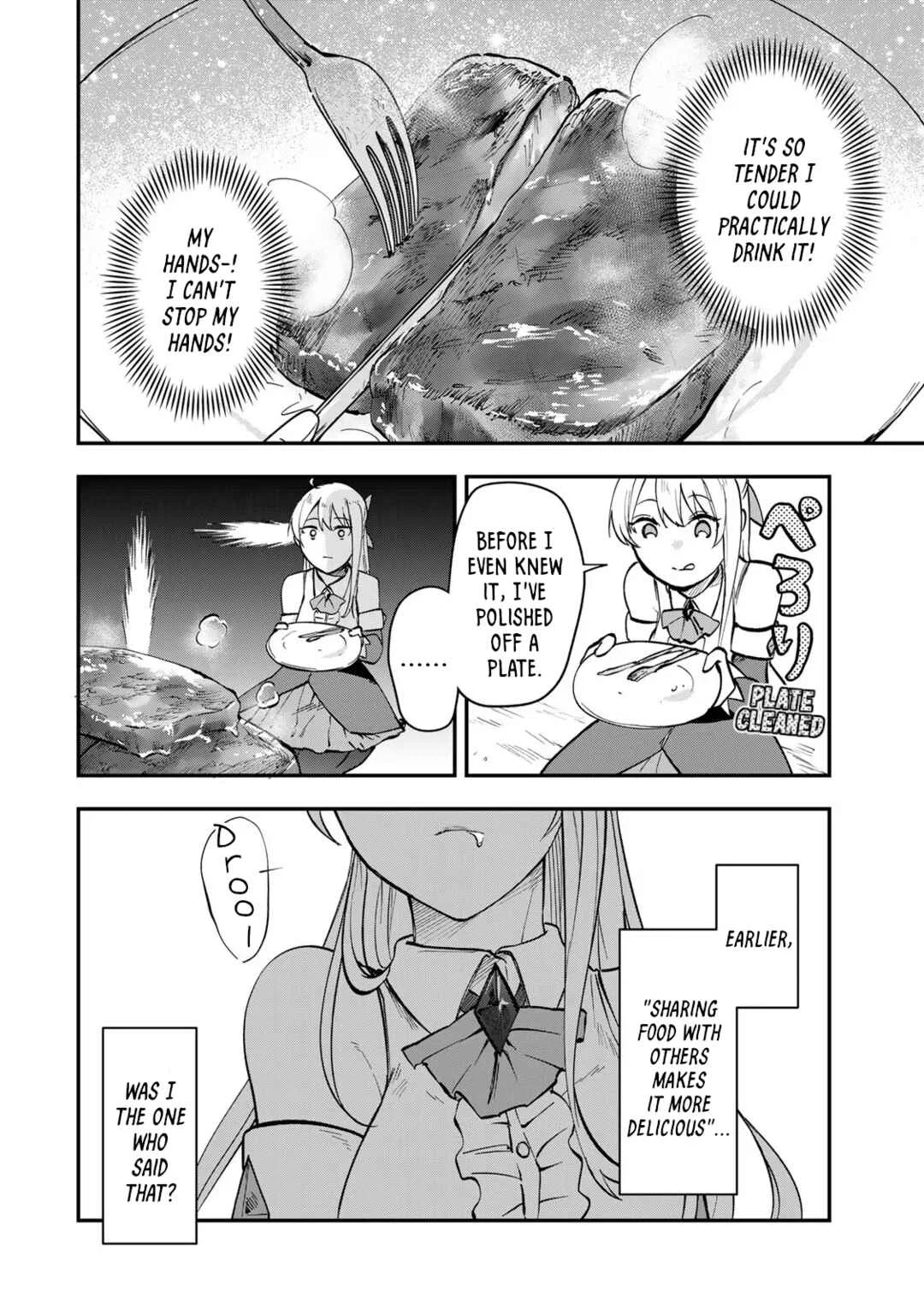 [Pakupaku desu wa] Tsuihou Sareta Ojou-sama no "Monster o Taberu Hodo Tsuyoku Naru" Skill wa, 1-shoku de 1 Level Up Suru Zendai Mimon no Saikyou Skill deshita. 3-nichi de Jinrui Saikyou ni Narimashita wa! Chapter 3: Gobbling Up Wild Caught Grand Boar! - Page 30
