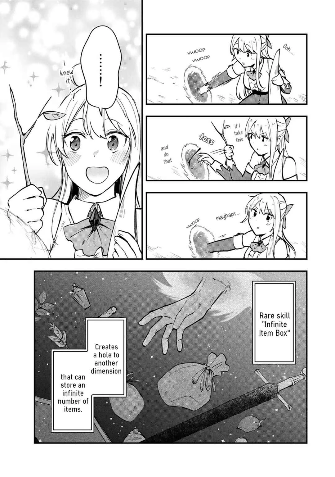 [Pakupaku desu wa] Tsuihou Sareta Ojou-sama no "Monster o Taberu Hodo Tsuyoku Naru" Skill wa, 1-shoku de 1 Level Up Suru Zendai Mimon no Saikyou Skill deshita. 3-nichi de Jinrui Saikyou ni Narimashita wa! Chapter 4: Obtaining a Gold Card! - Page 5