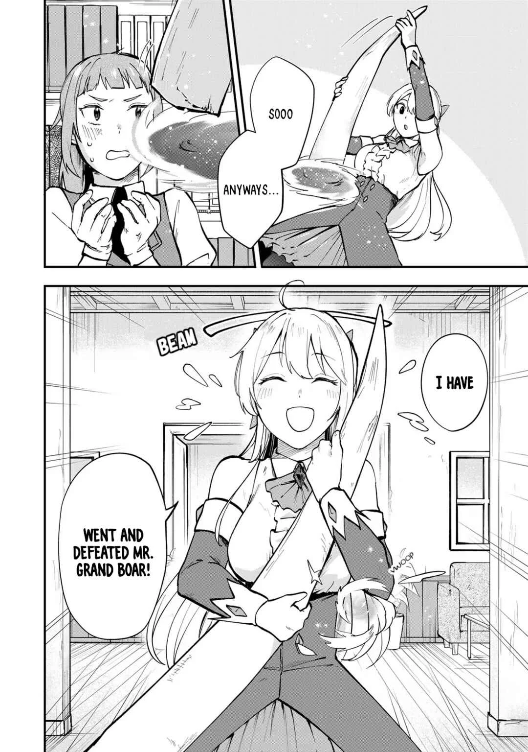 [Pakupaku desu wa] Tsuihou Sareta Ojou-sama no "Monster o Taberu Hodo Tsuyoku Naru" Skill wa, 1-shoku de 1 Level Up Suru Zendai Mimon no Saikyou Skill deshita. 3-nichi de Jinrui Saikyou ni Narimashita wa! Chapter 4: Obtaining a Gold Card! - Page 8