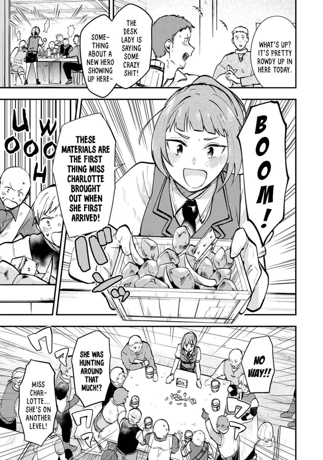 [Pakupaku desu wa] Tsuihou Sareta Ojou-sama no "Monster o Taberu Hodo Tsuyoku Naru" Skill wa, 1-shoku de 1 Level Up Suru Zendai Mimon no Saikyou Skill deshita. 3-nichi de Jinrui Saikyou ni Narimashita wa! Chapter 4: Obtaining a Gold Card! - Page 15