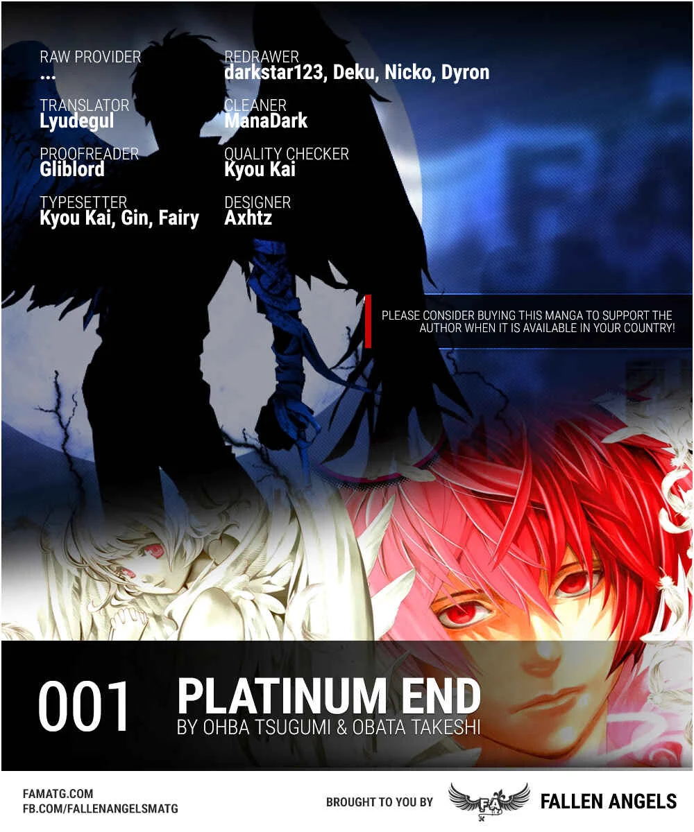 Platinum End Chapter 1: The Angel's Gift - Page 1