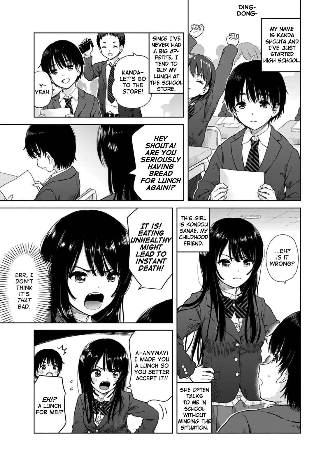 Ponko Tsundere na Osananajimi Chapter 3: Childhood Friend Cooking - Page 1