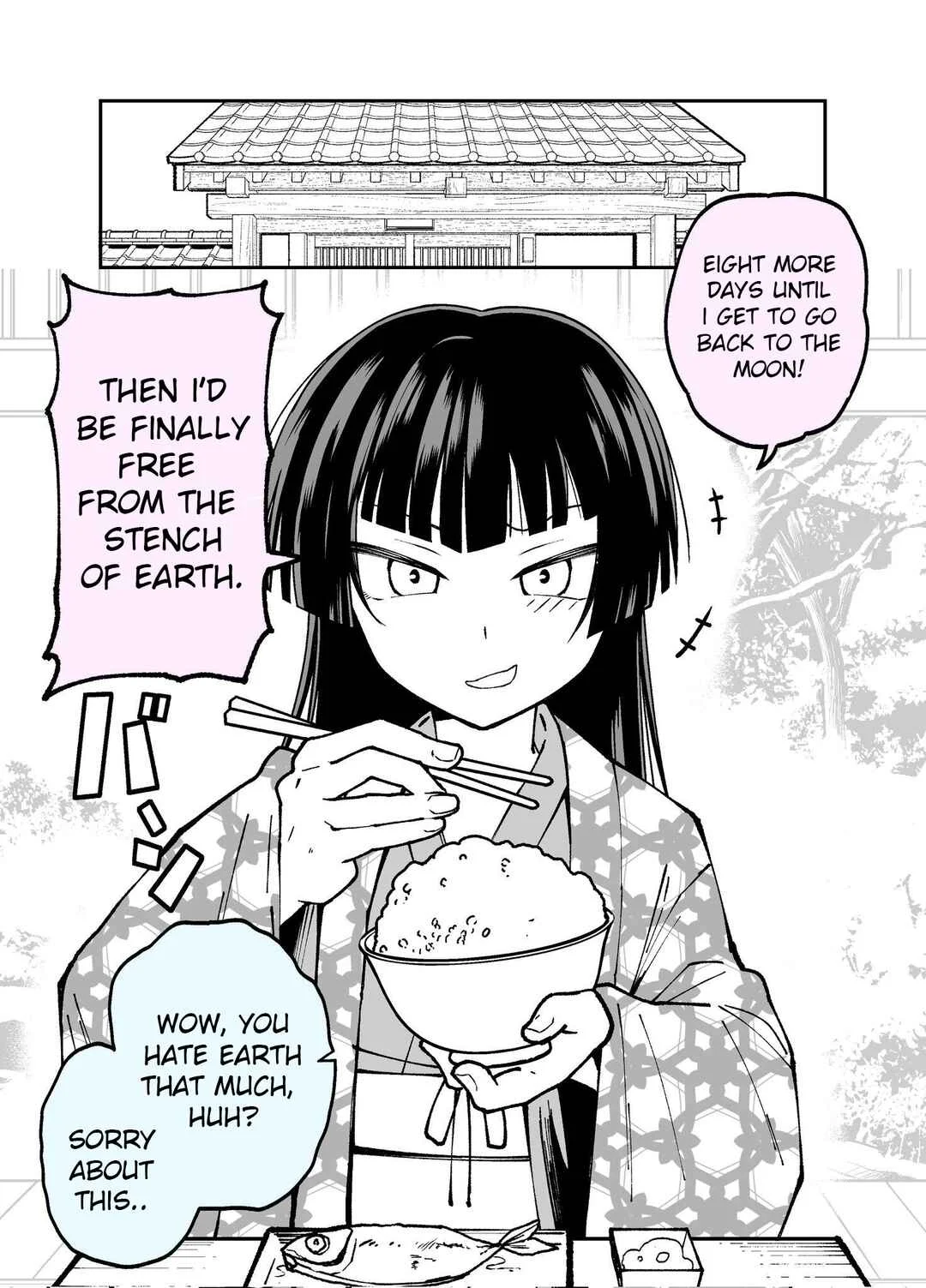Princess Kaguya Will Return to the Moon in 10 Days Chapter 3: 8 Days Until Princess Kaguya Returns to the Moon - Page 1