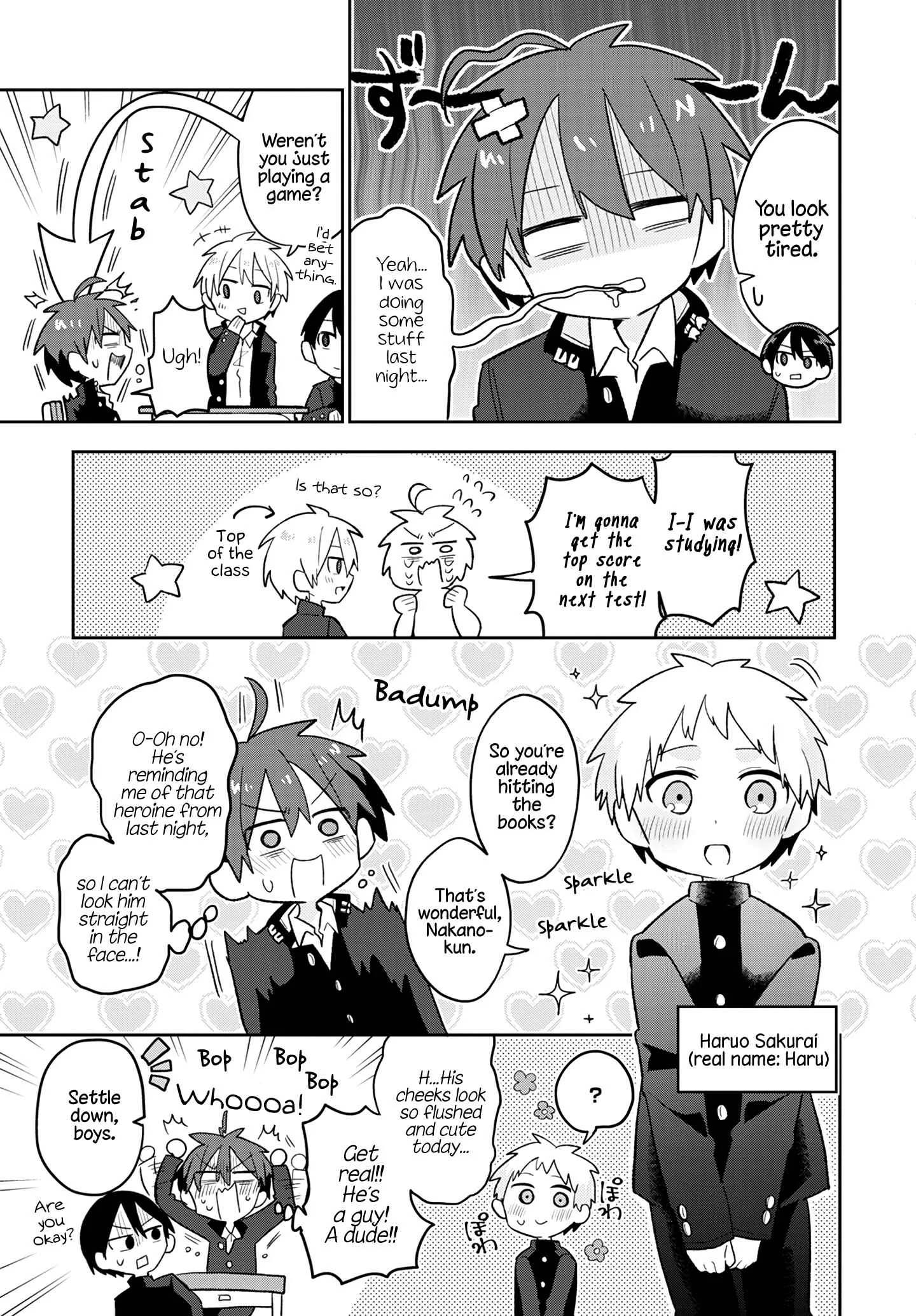 Puberty, an All Boys School!? and Nakano-kun Chapter 2: Why Does He Look So Cute!!? - Page 5