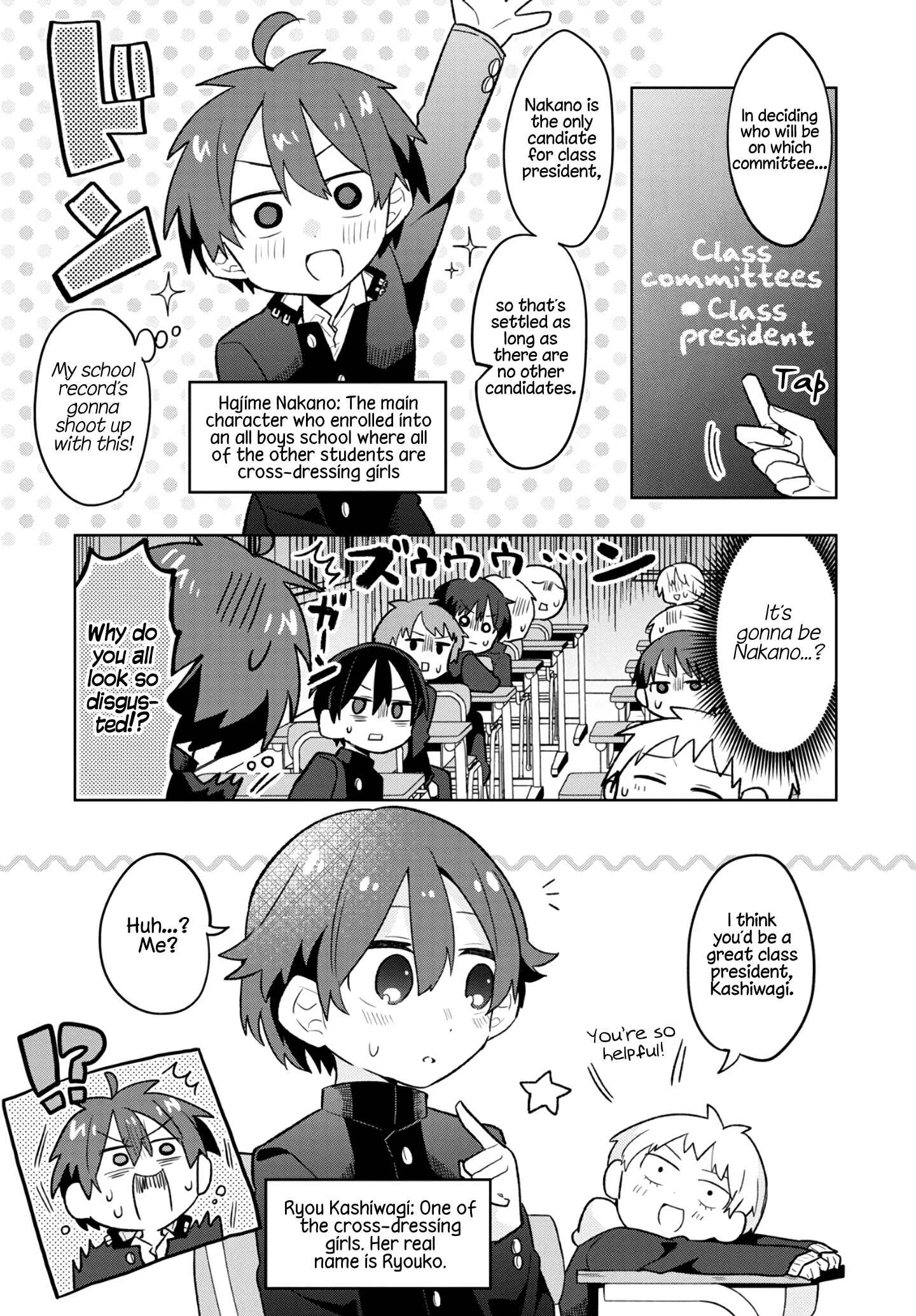 Puberty, an All Boys School!? and Nakano-kun Chapter 5: Understanding Each Other is Hard! - Page 1