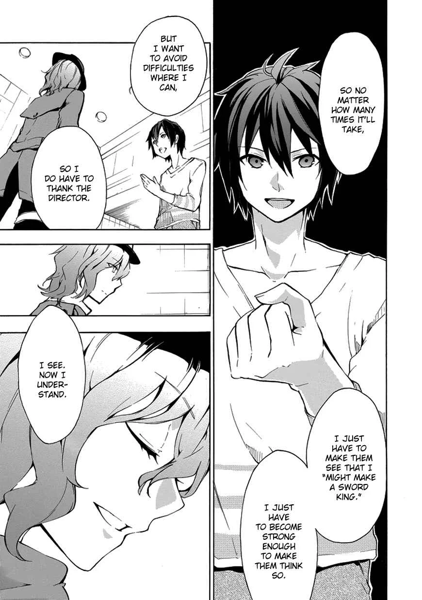 Rakudai Kishi no Cavalry Chapter 5: Arisuin Nagi - Page 43