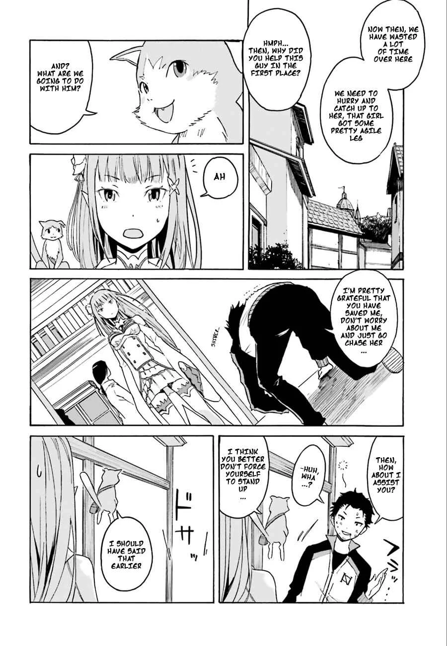Re:Zero kara Hajimeru Isekai Seikatsu: Dai 1-shou—Outo no Ichinichi-hen Chapter 1: And God Said, "Don't Get Ahead of Yourself" - Page 28