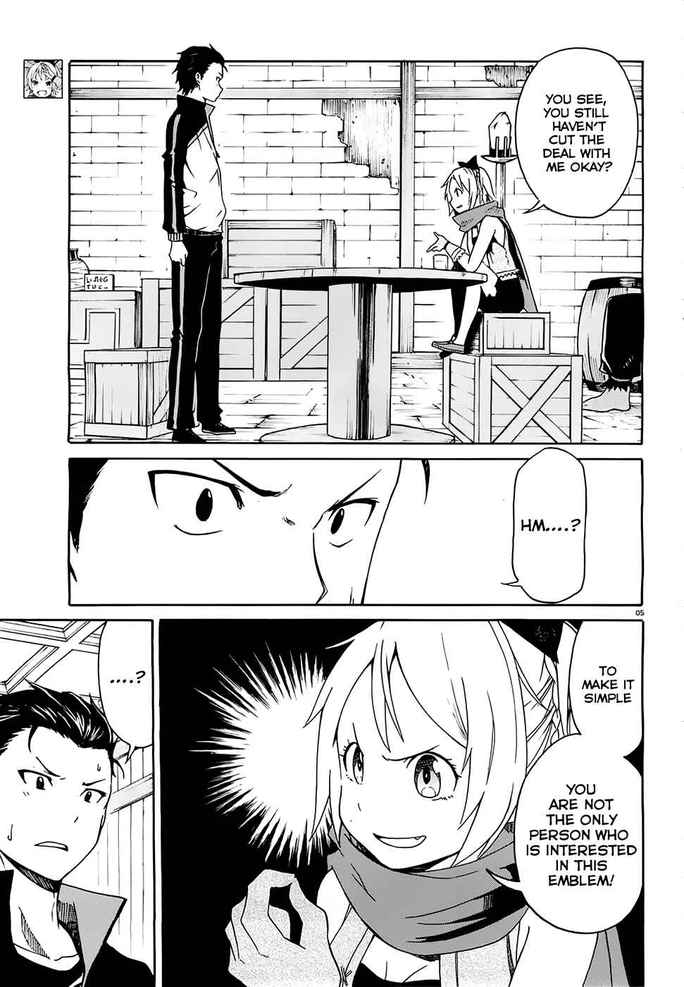 Re:Zero kara Hajimeru Isekai Seikatsu: Dai 1-shou—Outo no Ichinichi-hen Chapter 5: A Struggle Far Too Late - Page 6