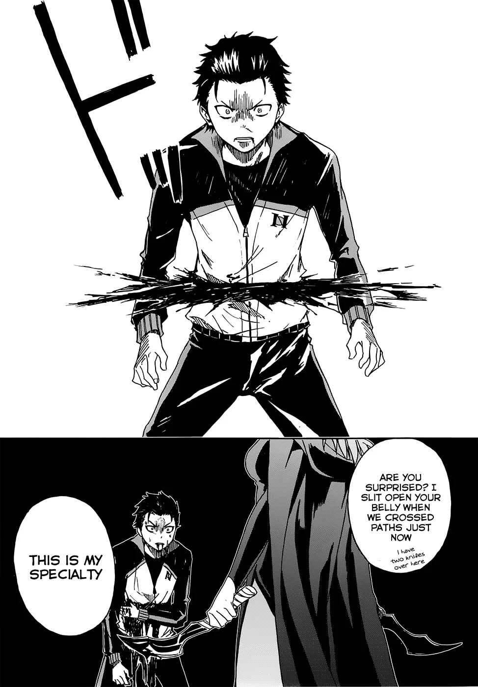 Re:Zero kara Hajimeru Isekai Seikatsu: Dai 1-shou—Outo no Ichinichi-hen Chapter 5: A Struggle Far Too Late - Page 40