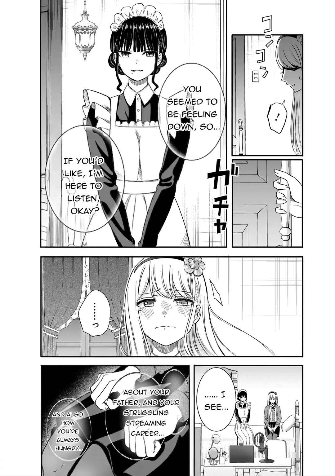 Reijou VTuber wa Maid no Yashoku ni Juurinsareru ~Kindan Gohan de Shokureposei Haishin~ Chapter 1: The jiggly and firm one - Page 17