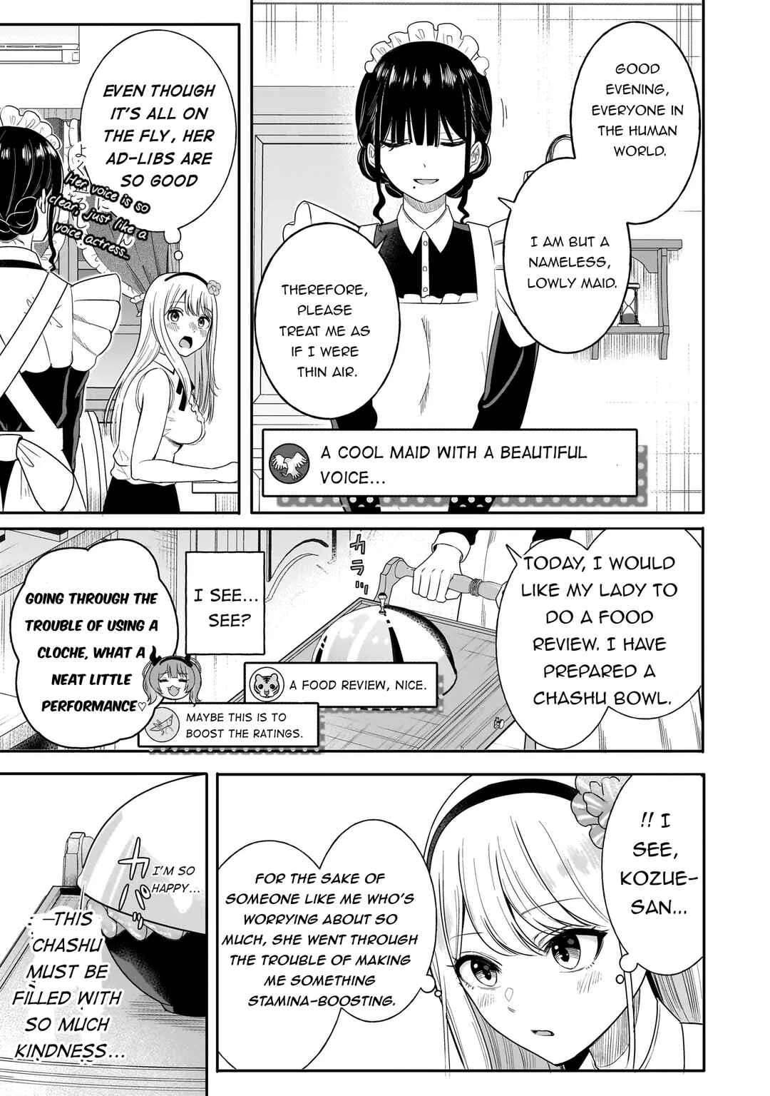 Reijou VTuber wa Maid no Yashoku ni Juurinsareru ~Kindan Gohan de Shokureposei Haishin~ Chapter 1: The jiggly and firm one - Page 20