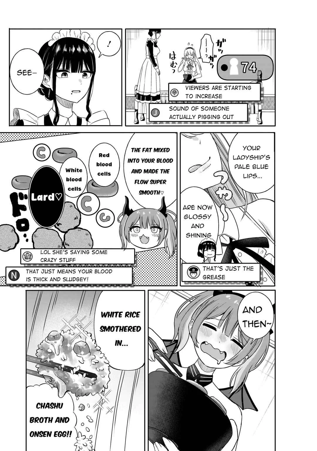 Reijou VTuber wa Maid no Yashoku ni Juurinsareru ~Kindan Gohan de Shokureposei Haishin~ Chapter 1: The jiggly and firm one - Page 26
