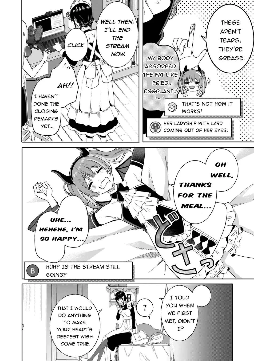 Reijou VTuber wa Maid no Yashoku ni Juurinsareru ~Kindan Gohan de Shokureposei Haishin~ Chapter 1: The jiggly and firm one - Page 31