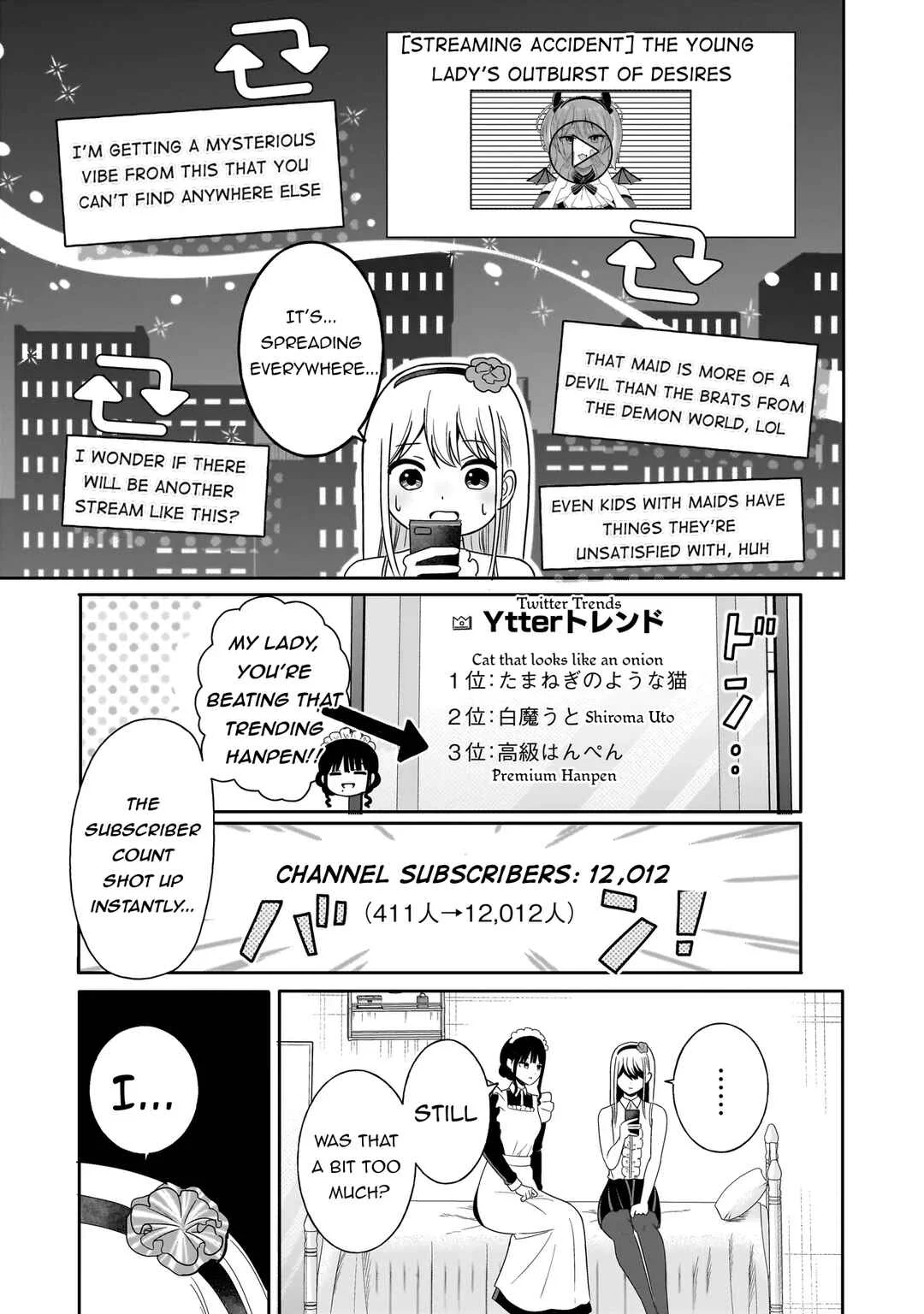 Reijou VTuber wa Maid no Yashoku ni Juurinsareru ~Kindan Gohan de Shokureposei Haishin~ Chapter 1: The jiggly and firm one - Page 38