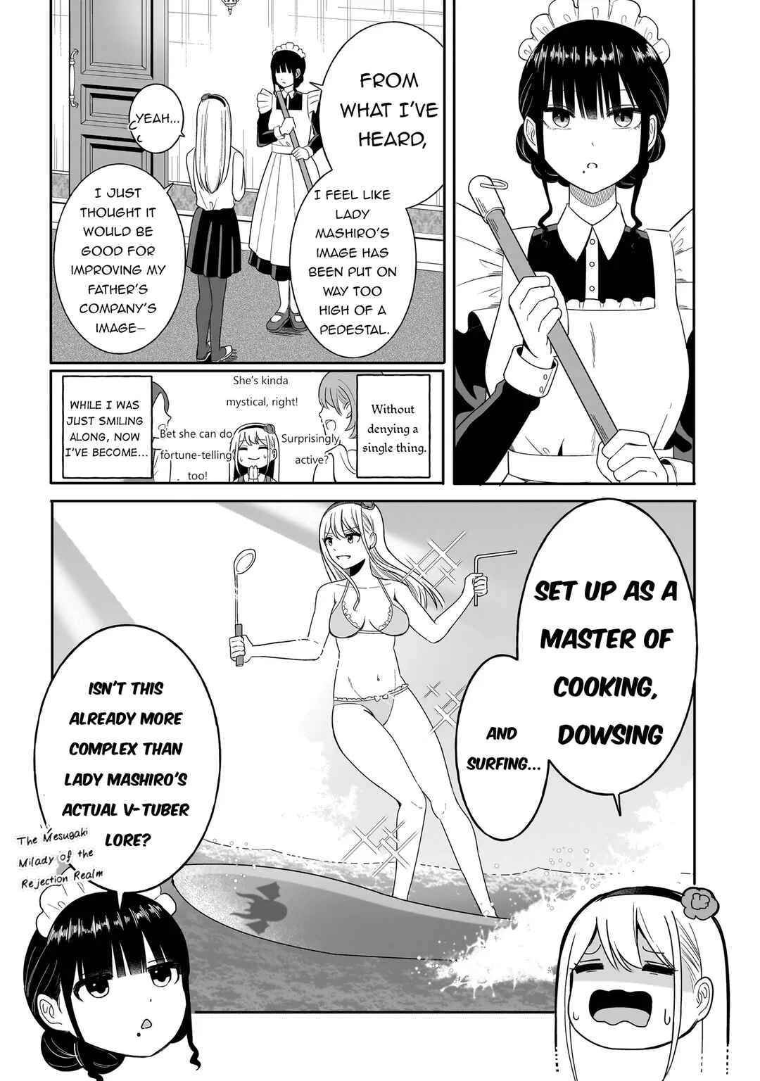Reijou VTuber wa Maid no Yashoku ni Juurinsareru ~Kindan Gohan de Shokureposei Haishin~ Chapter 2.1: The kind that's super crispy and fluffy inside - Page 3
