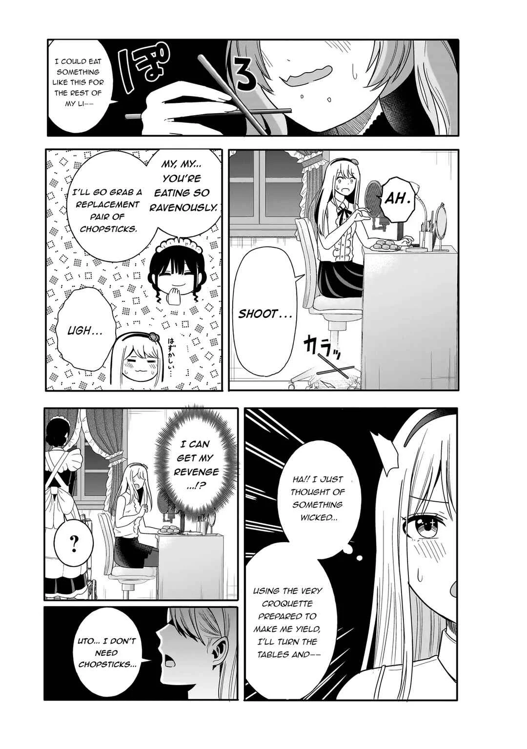 Reijou VTuber wa Maid no Yashoku ni Juurinsareru ~Kindan Gohan de Shokureposei Haishin~ Chapter 2.2 - Page 6
