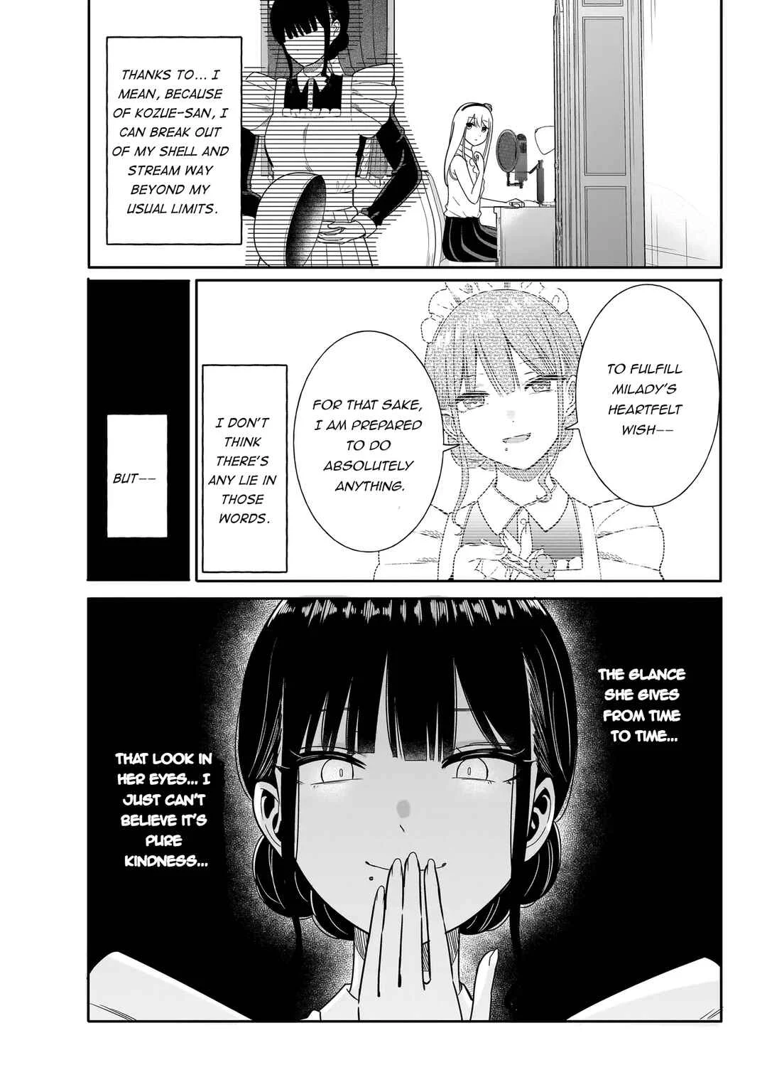 Reijou VTuber wa Maid no Yashoku ni Juurinsareru ~Kindan Gohan de Shokureposei Haishin~ Chapter 2.2 - Page 12
