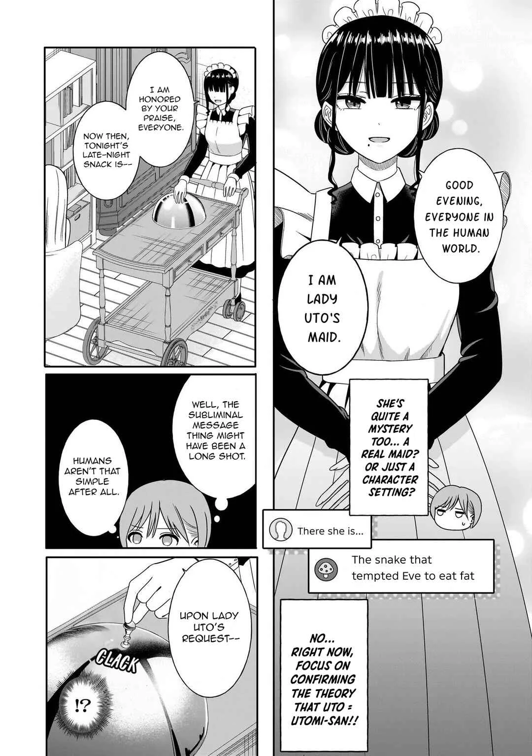 Reijou VTuber wa Maid no Yashoku ni Juurinsareru ~Kindan Gohan de Shokureposei Haishin~ Chapter 3 - Page 12