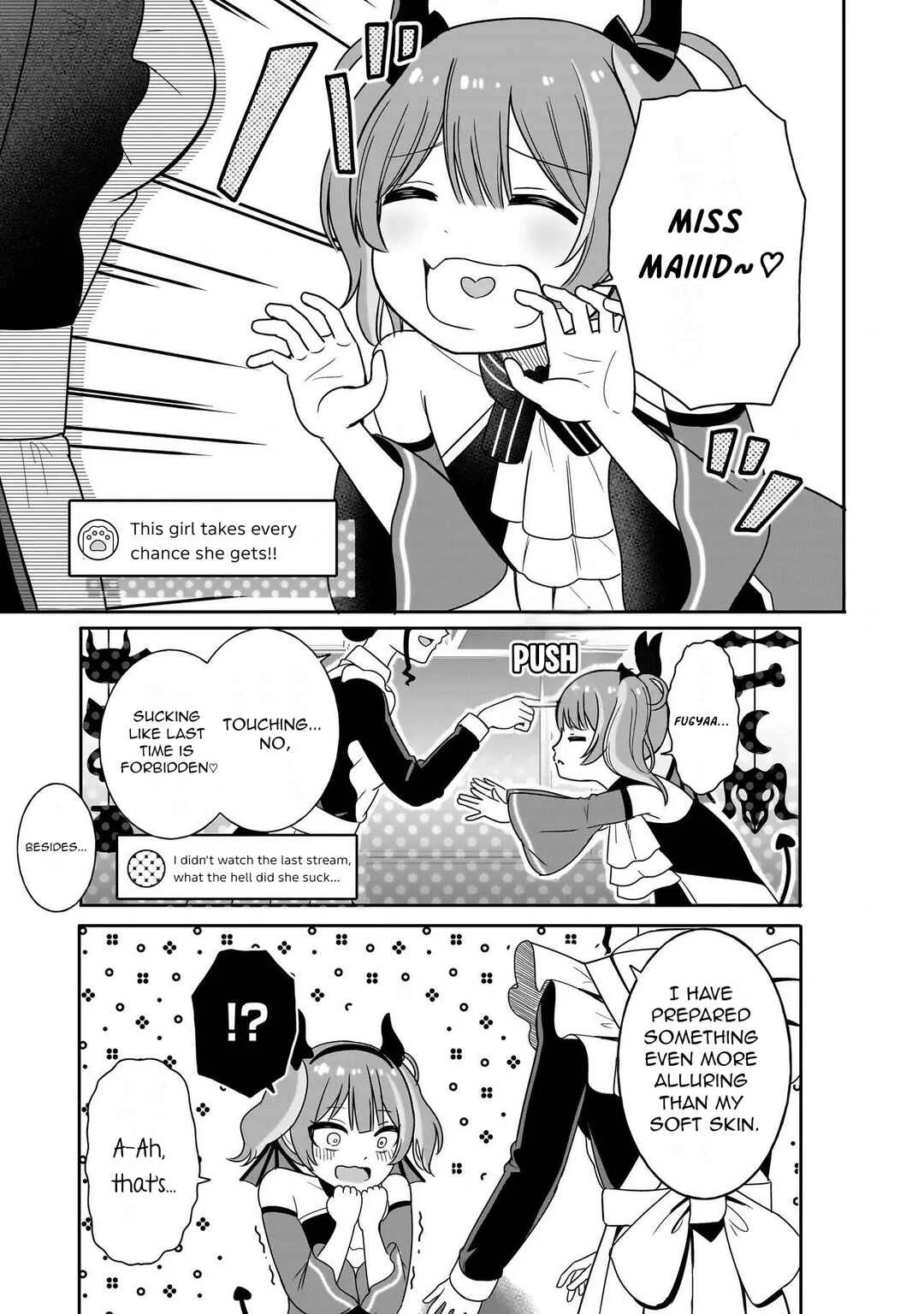 Reijou VTuber wa Maid no Yashoku ni Juurinsareru ~Kindan Gohan de Shokureposei Haishin~ Chapter 3 - Page 21