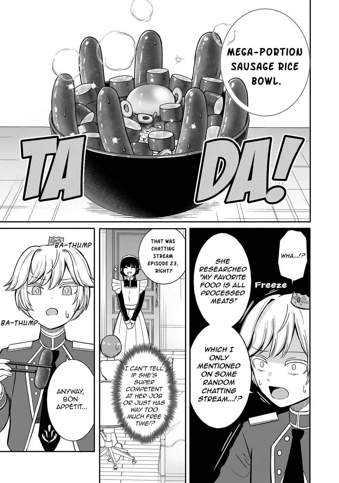 Reijou VTuber wa Maid no Yashoku ni Juurinsareru ~Kindan Gohan de Shokureposei Haishin~ Chapter 4 - Page 19